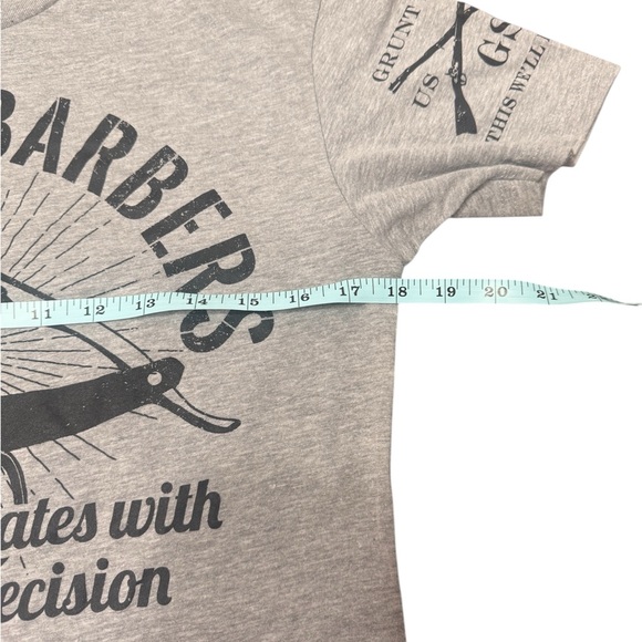 NWOT Grunt Style Military Barbers fitted crew neck T-shirt Size S - Picture 6 of 8